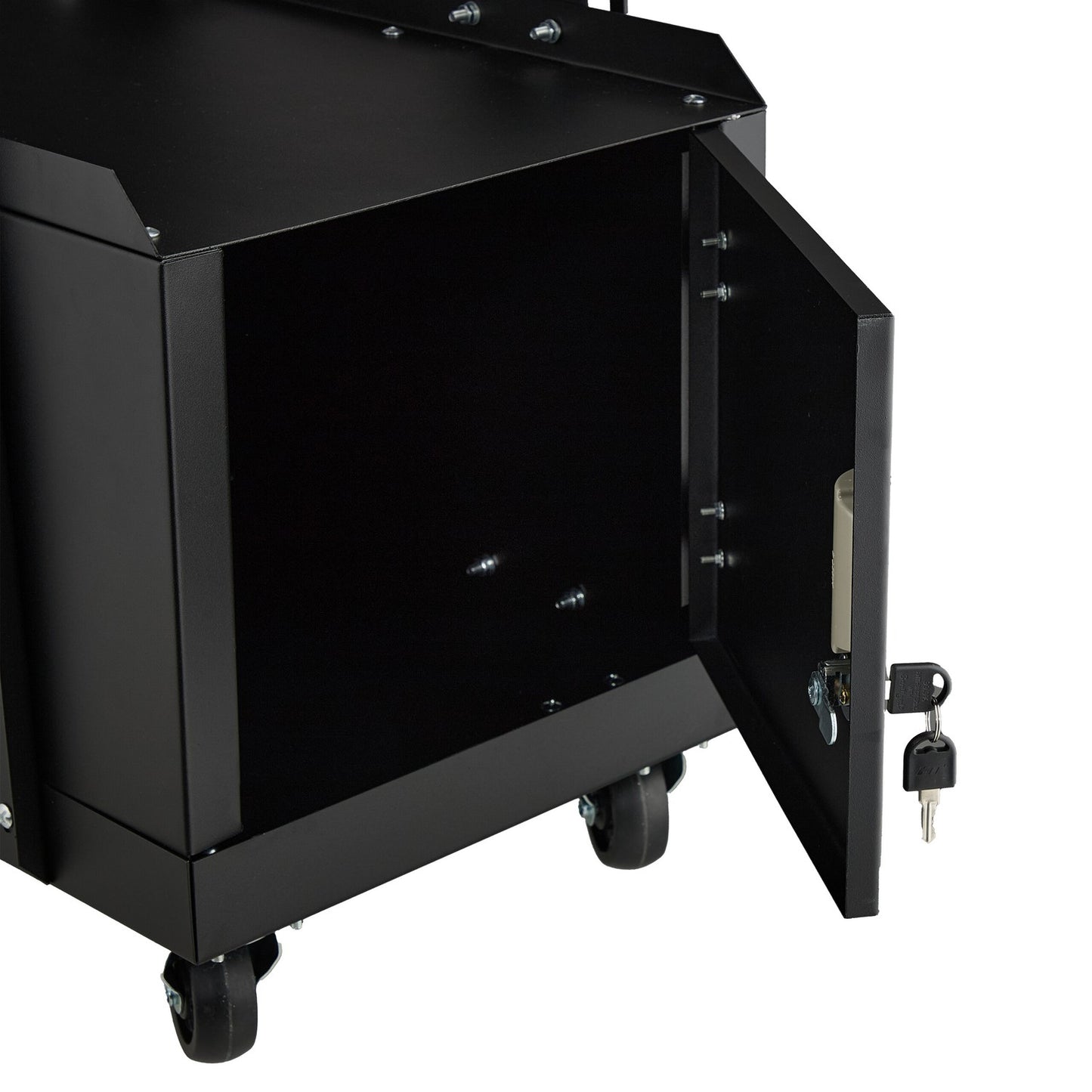 Welding trolley with cabinet