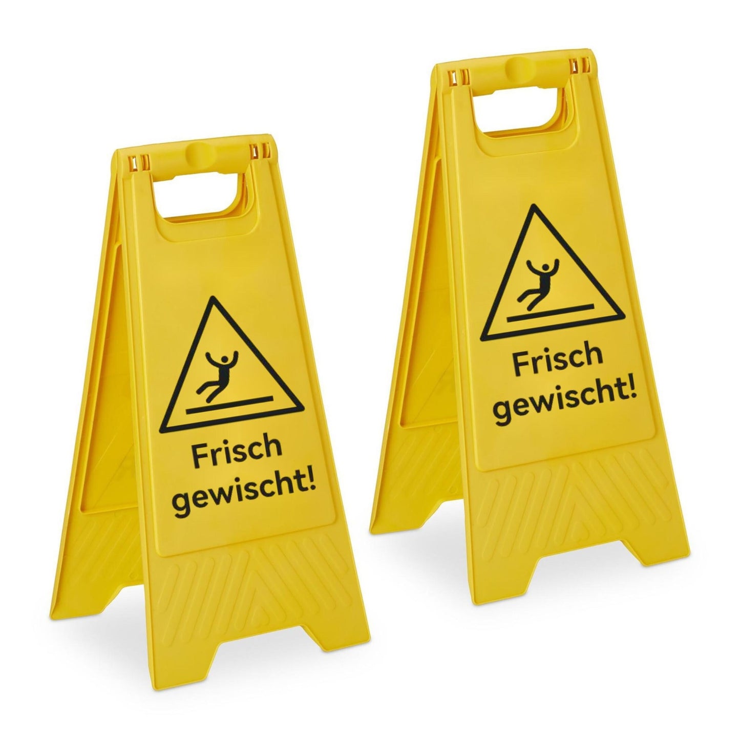 Wet Floor Signs, 2-Pack, Folding, Double-Sided