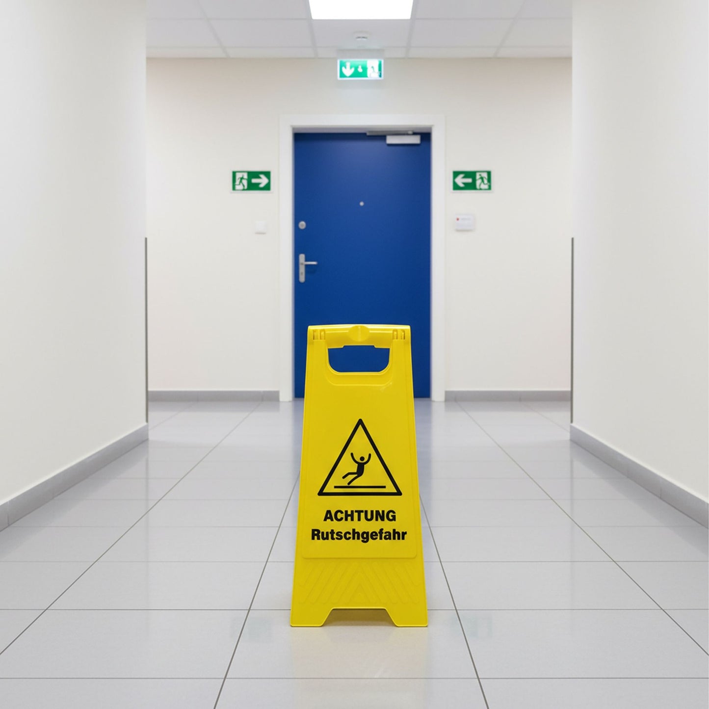 Wet Floor Warning Sign, 2-Pack, Folding Design