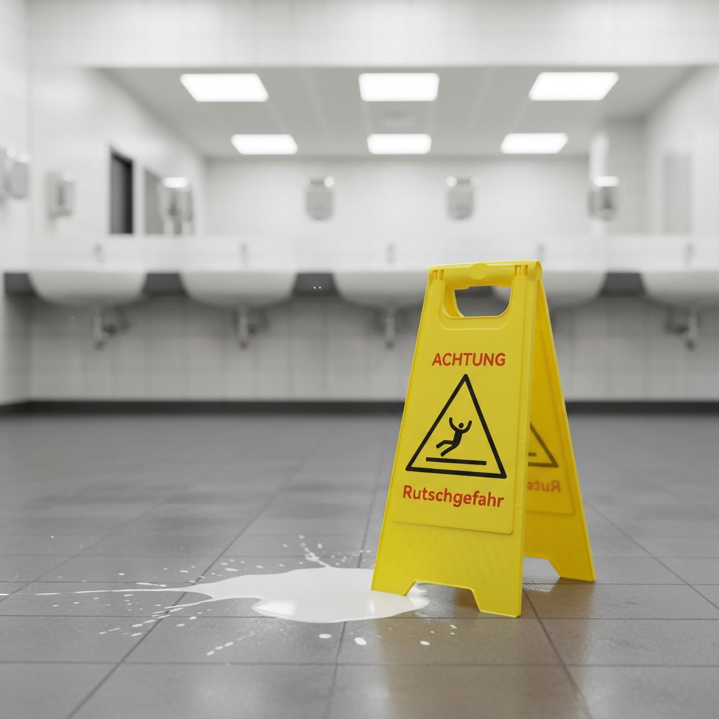 Wet Floor Warning Signs, Set of 2, Folding Design