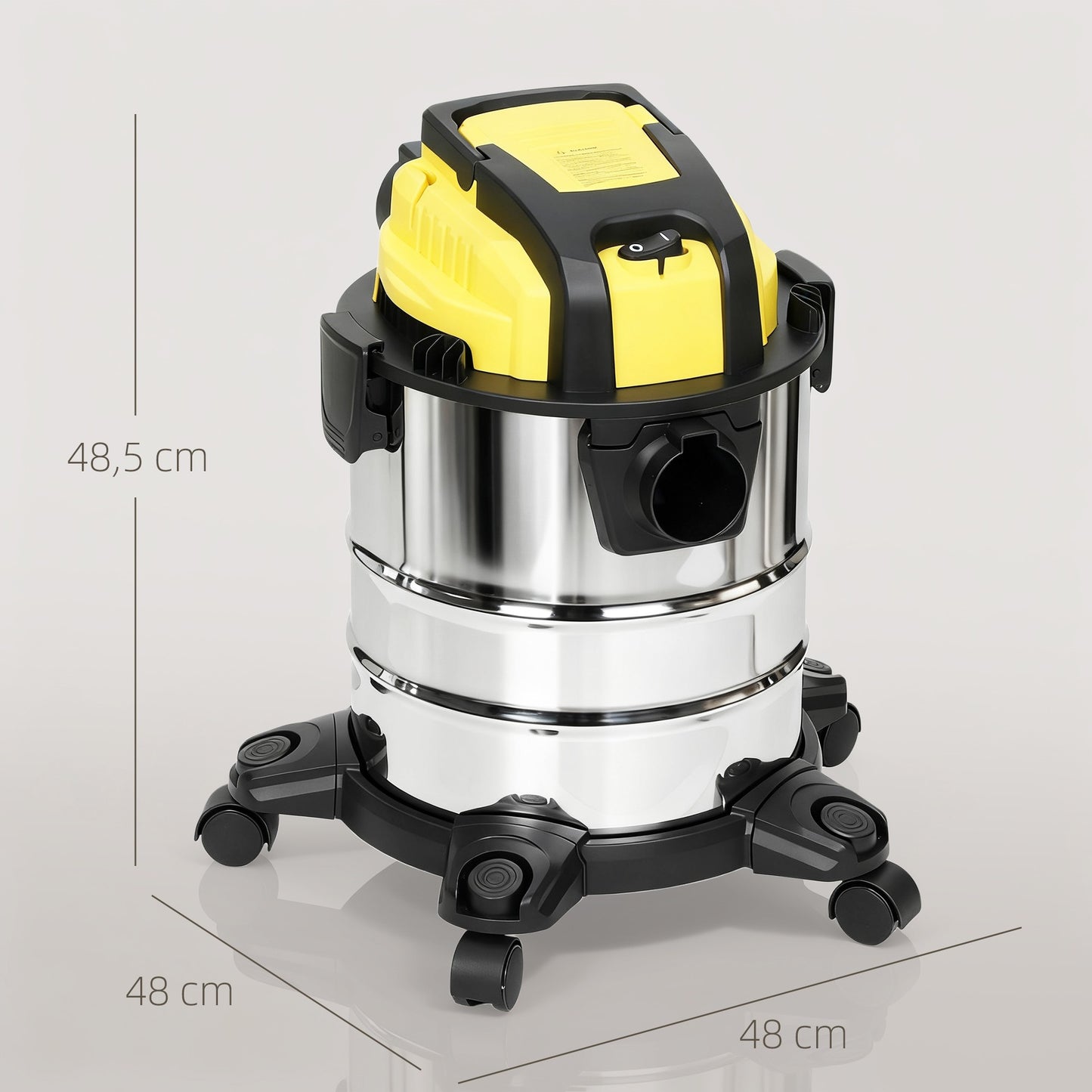 Wet and Dry Vacuum Cleaner, 1200W, 20L, Triple Filter