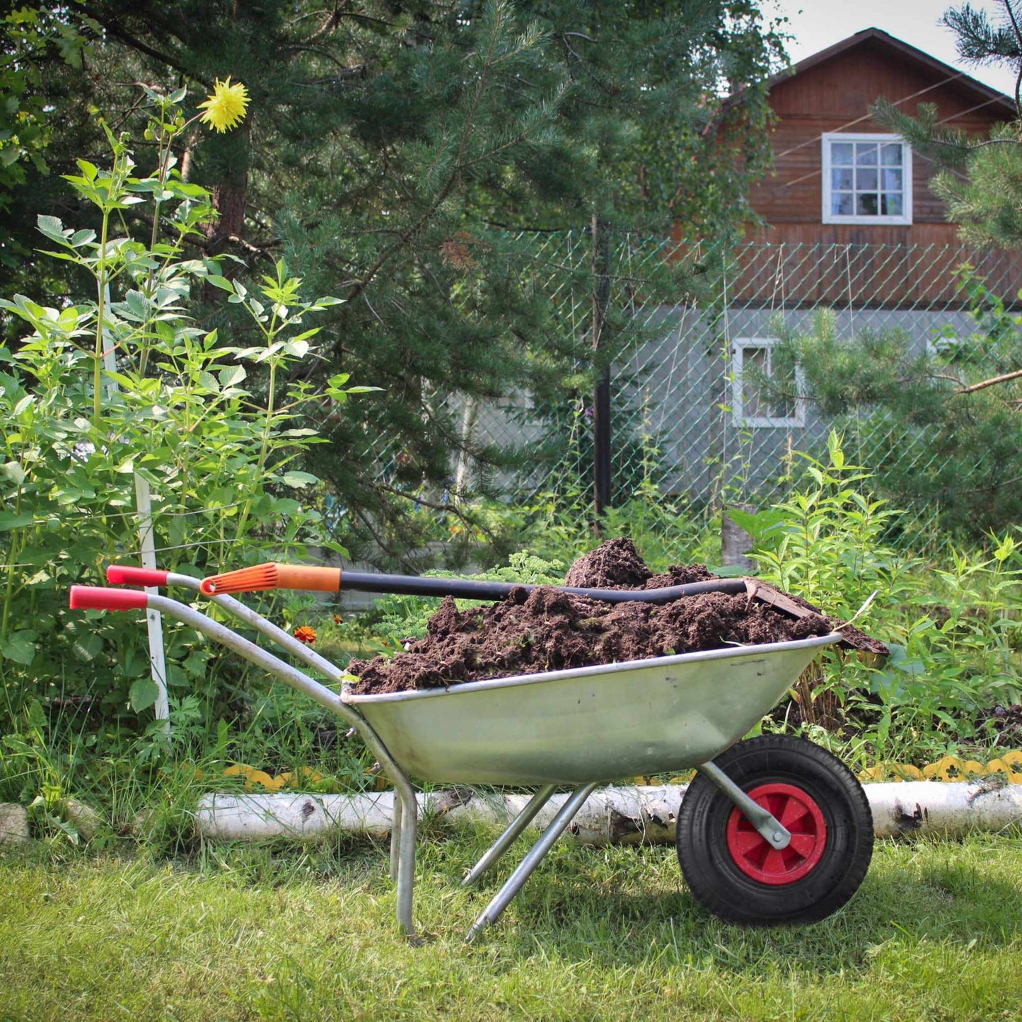 Wheelbarrow tires 4.00-8" with tube