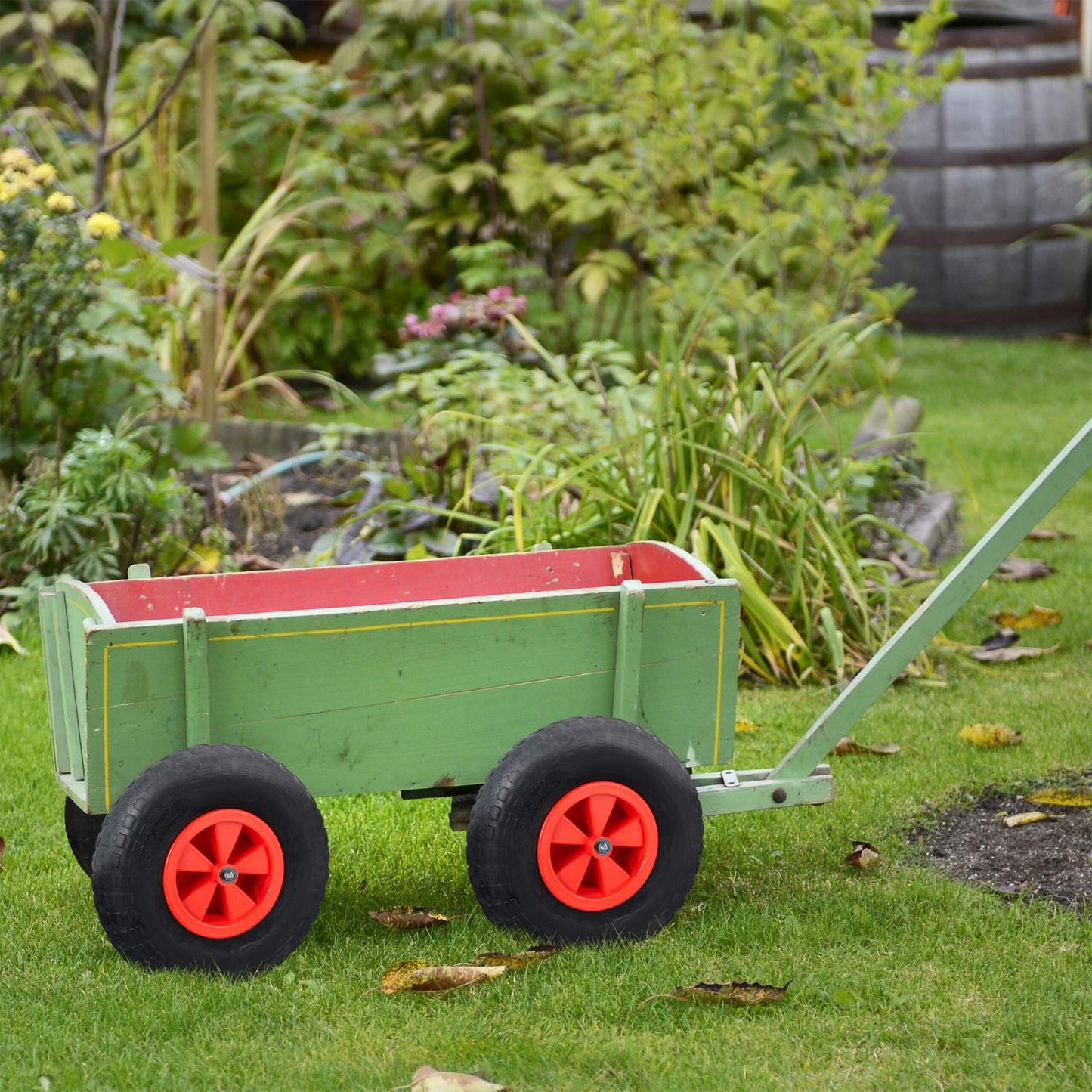 Wheelbarrow wheel 3.50-6 with profile