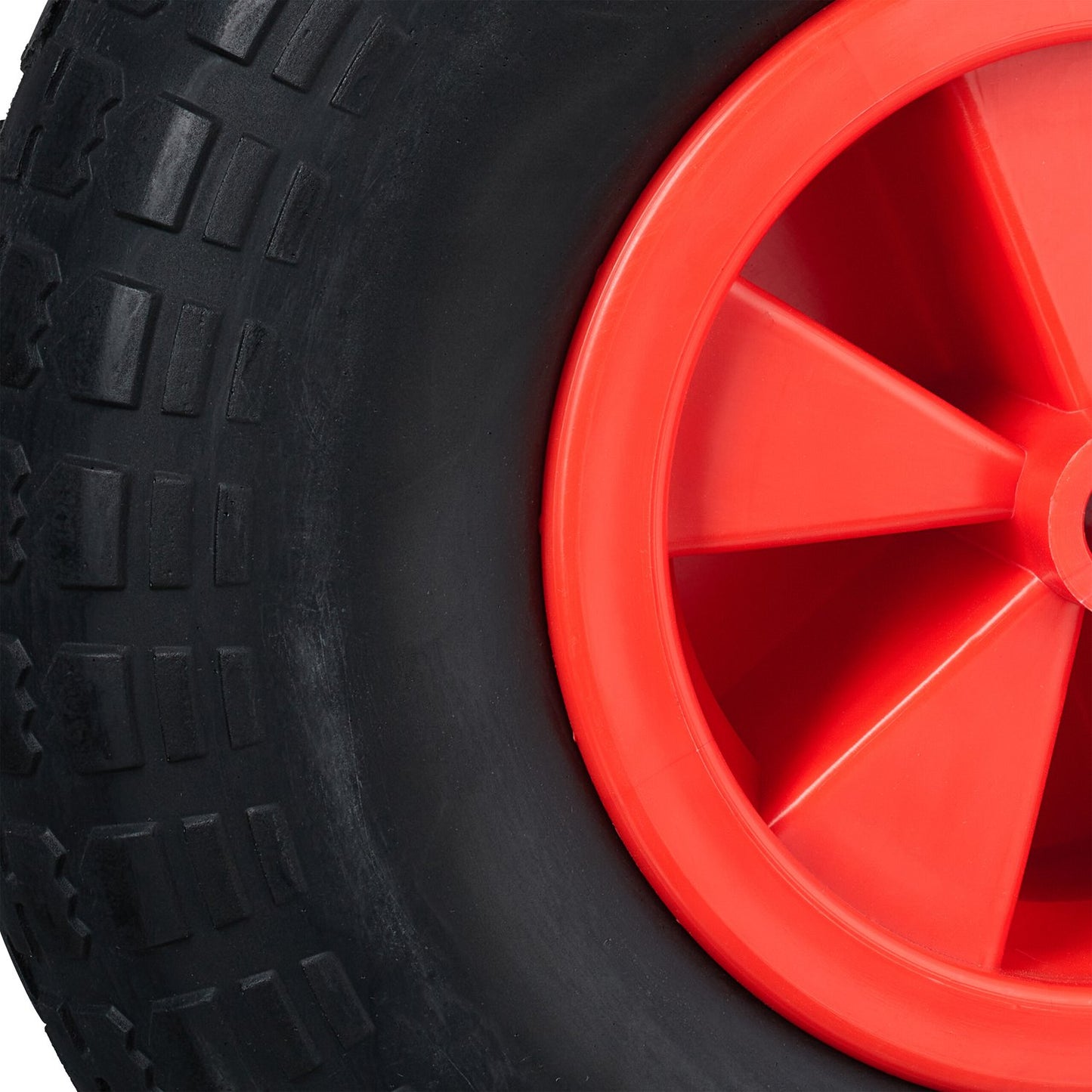 Wheelbarrow wheel 3.50-6 with profile