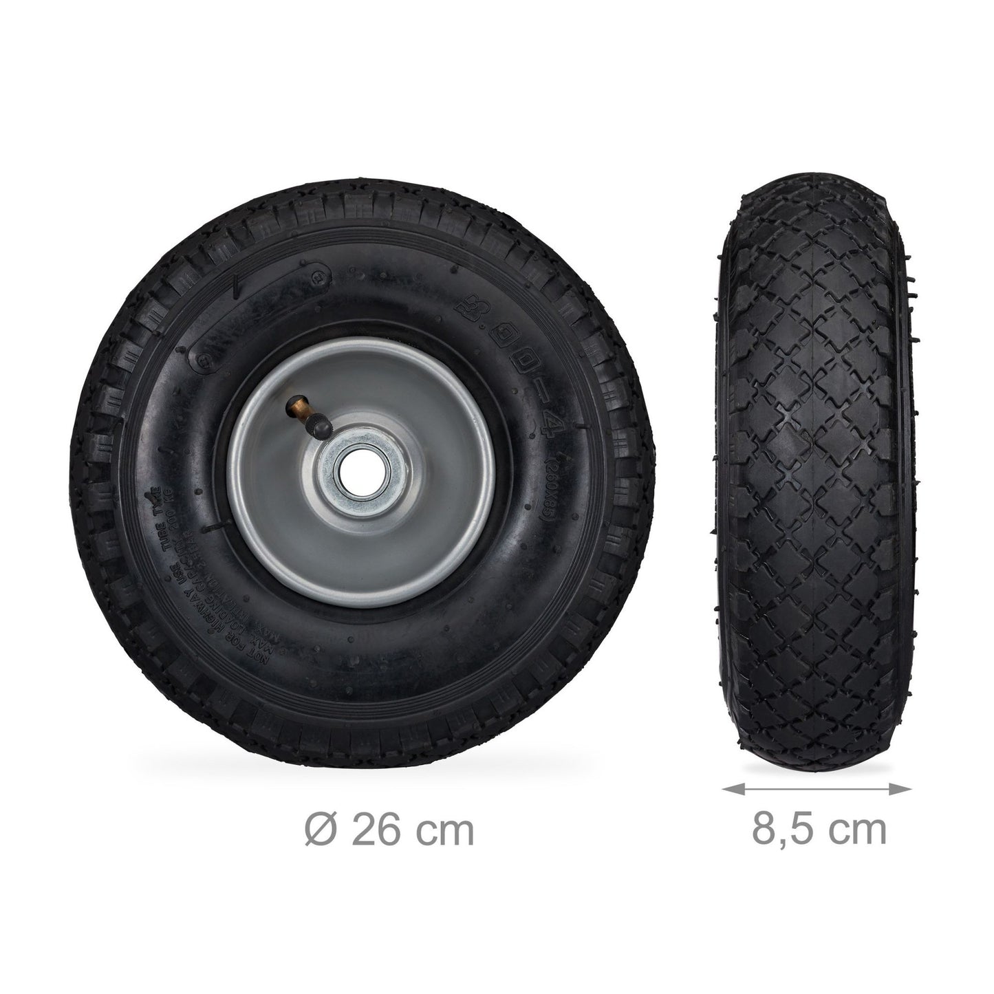 Wheelbarrow wheels 2 pcs.