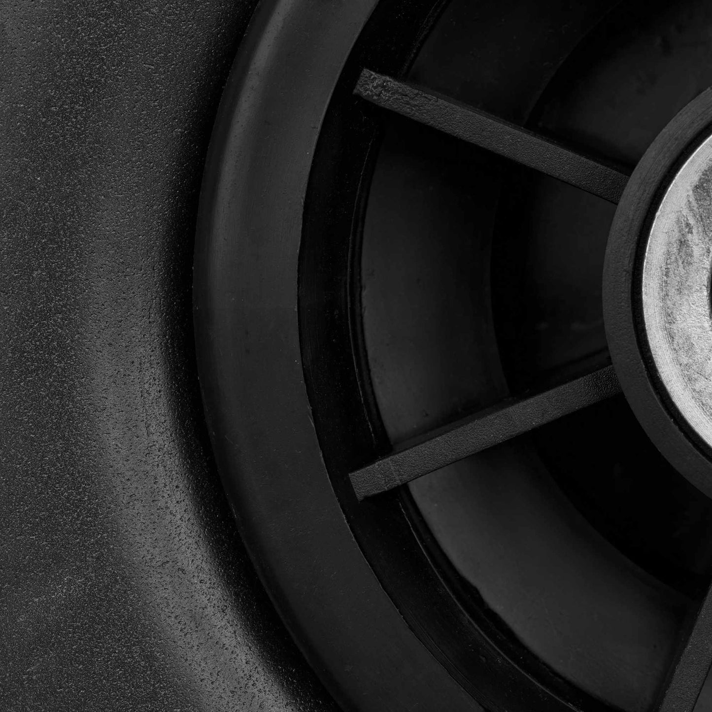 Wheelbarrow wheels PU rubber, 2 pcs.