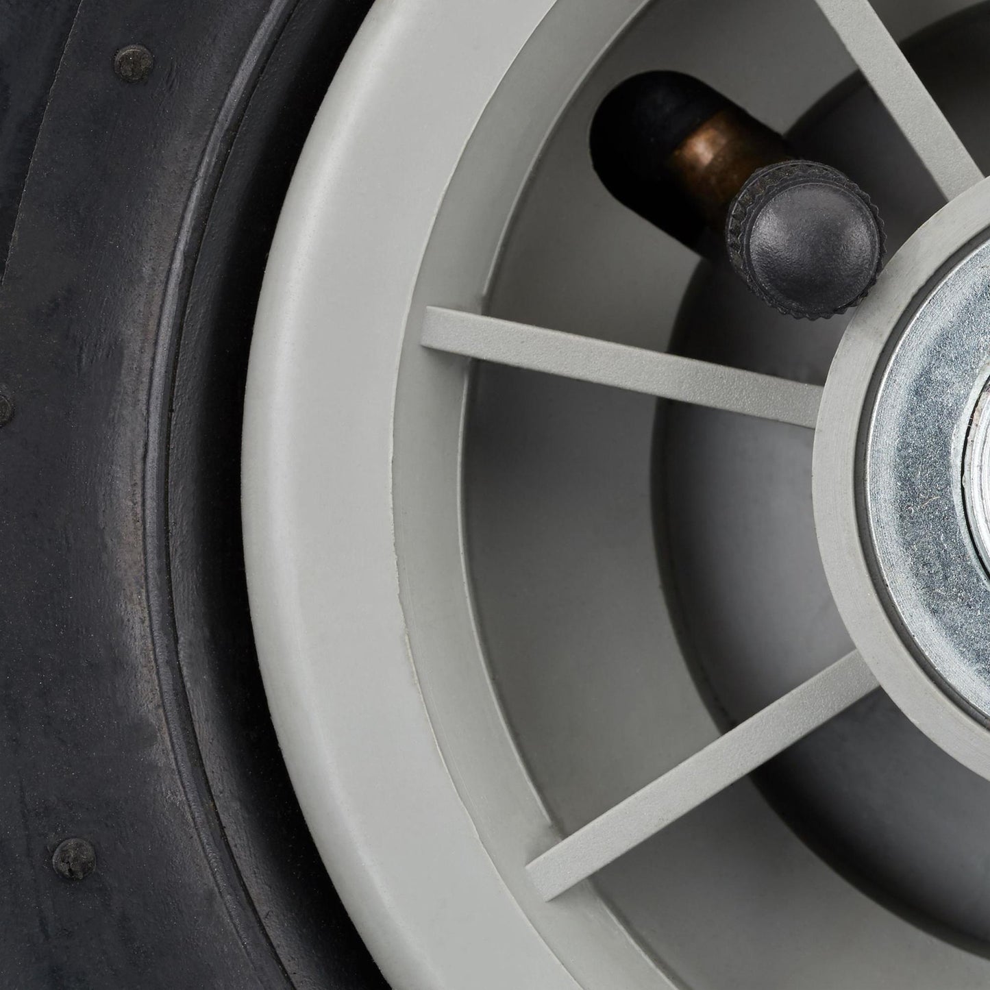 Wheelbarrow wheels PU rubber, 2 pcs.