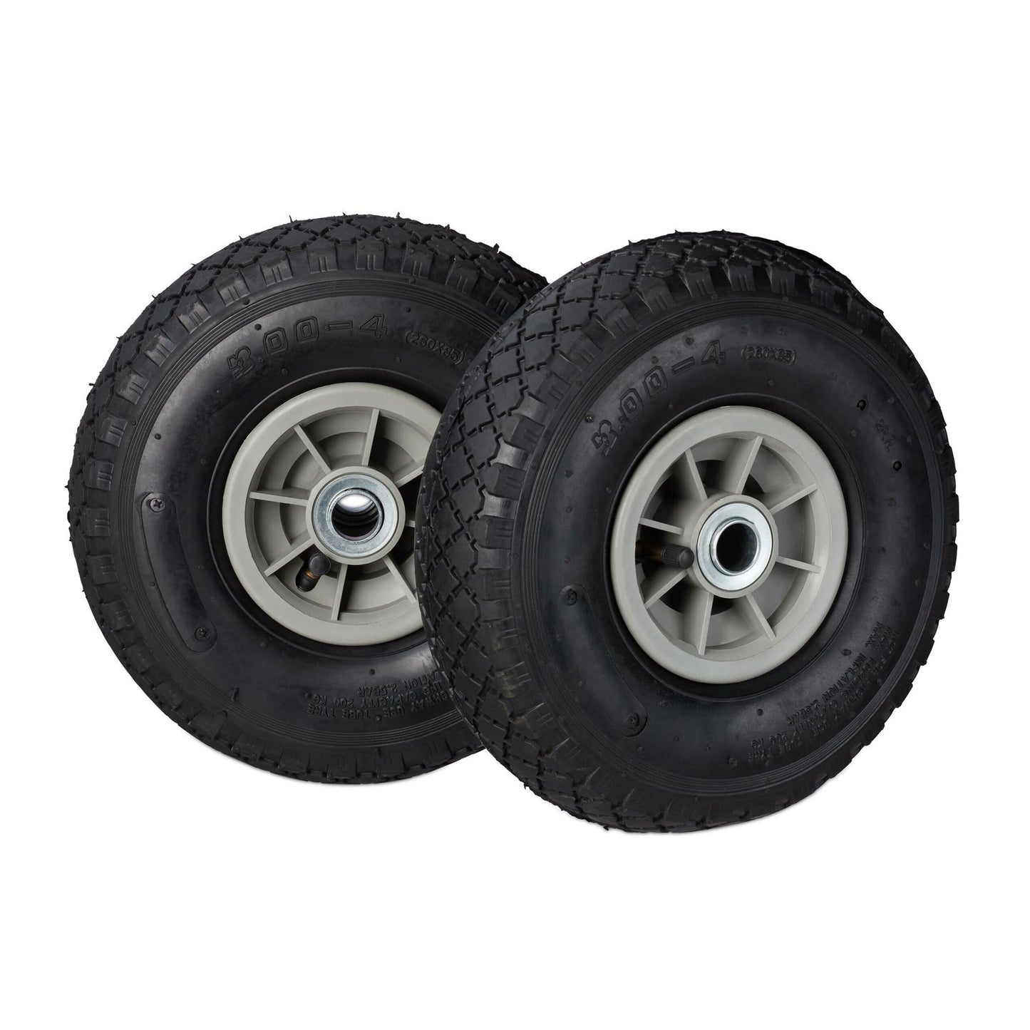 Wheelbarrow wheels PU rubber, 2 pcs.