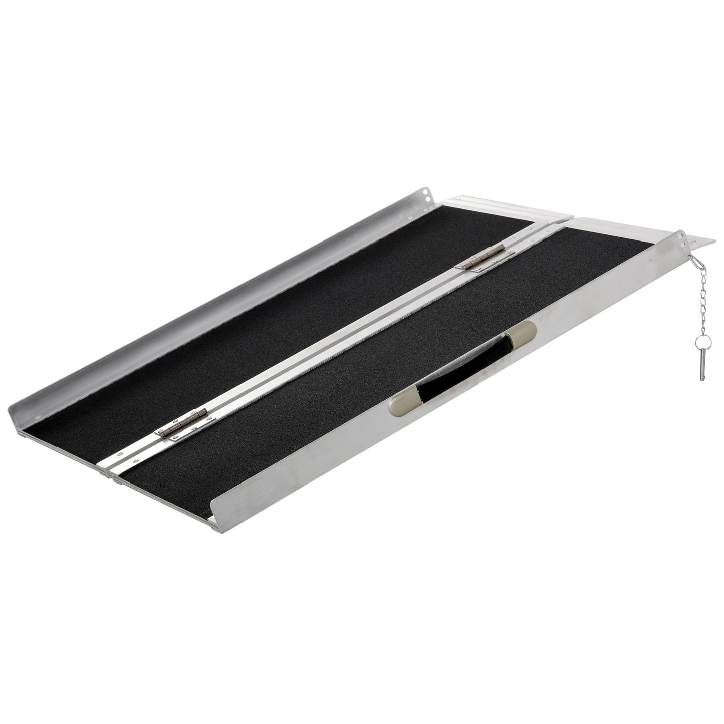 Folding wheelchair ramp, capacity 270 kg, 93x73 cm