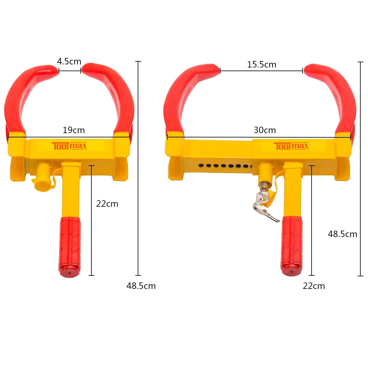 Wheel claw anti-theft device immobilizer parking claw tire claw car trailer