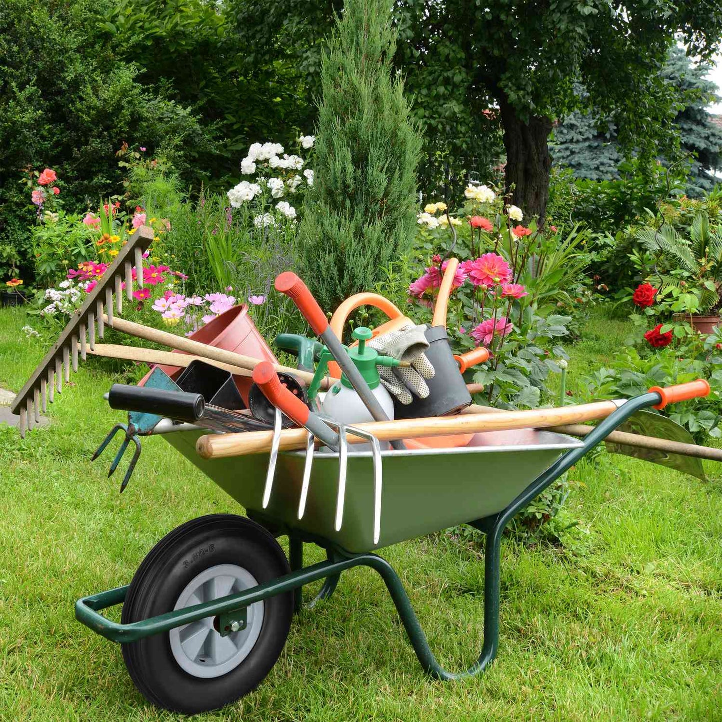 Wheel for wheelbarrow 3.50-6
