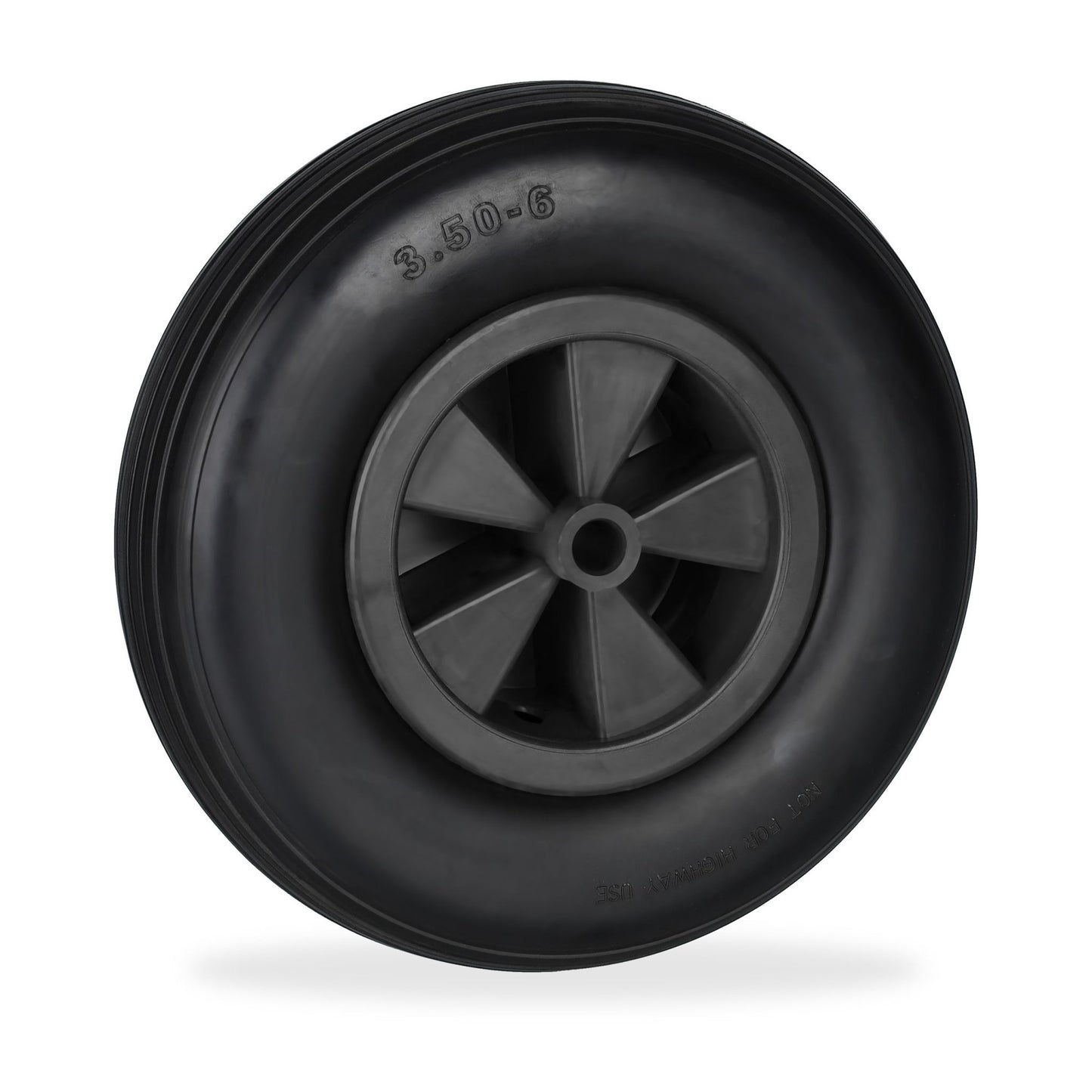 Wheel for wheelbarrow 3.50-6 in black