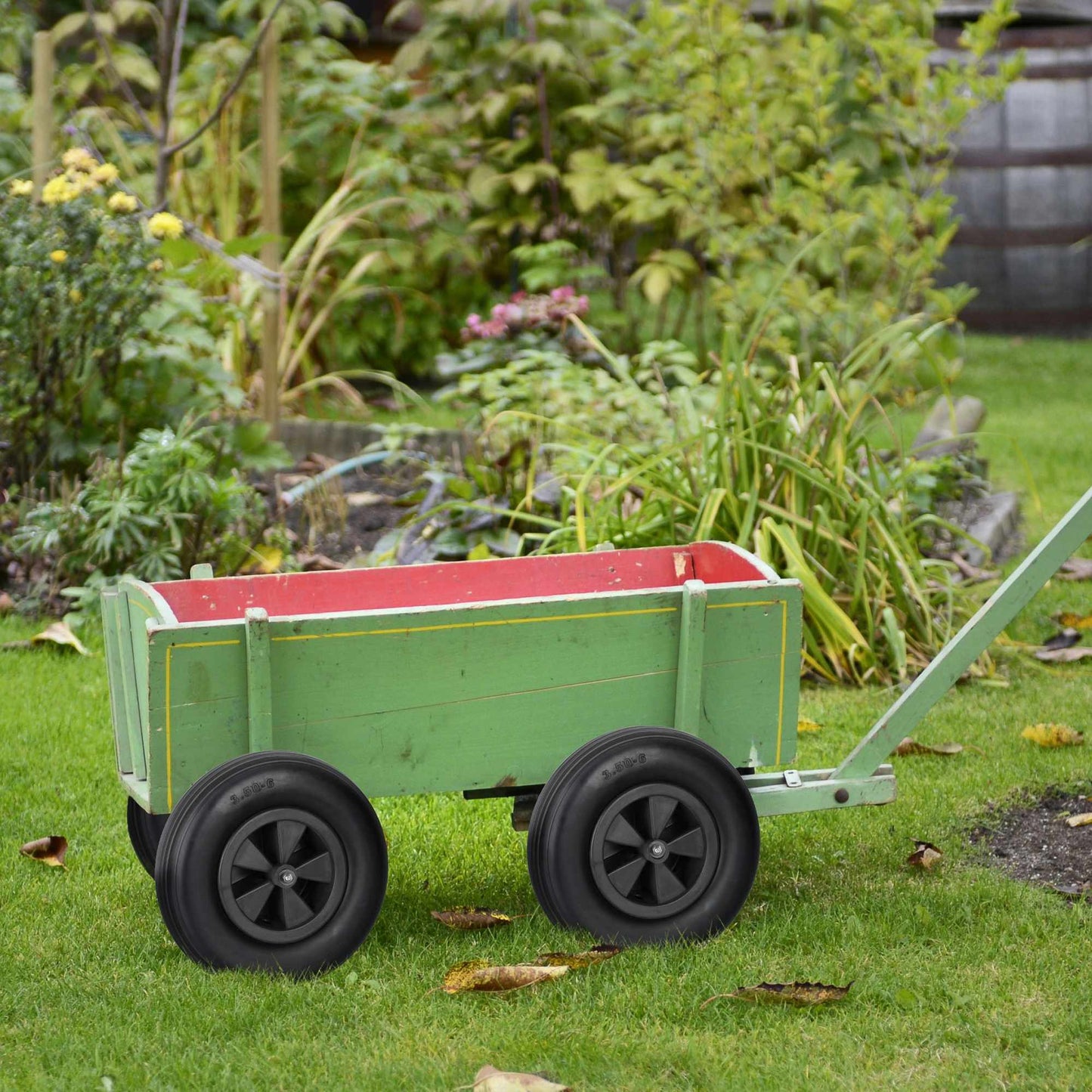 Wheel for wheelbarrow 3.50-6 in black