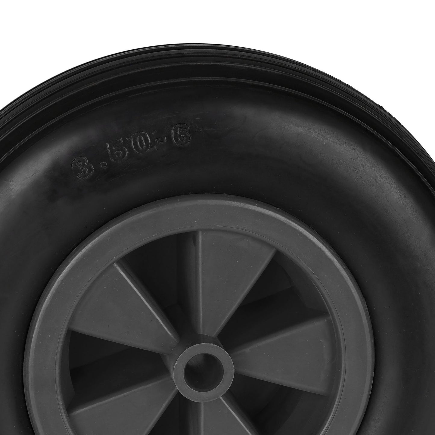 Wheel for wheelbarrow 3.50-6 in black