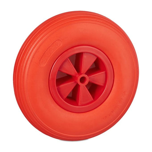 Wheel for wheelbarrow 3.50-6 in red