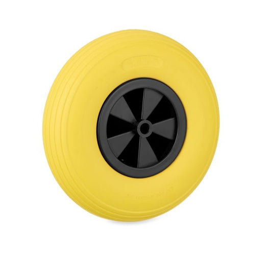 Wheel for wheelbarrow 3.50-6 in yellow/black