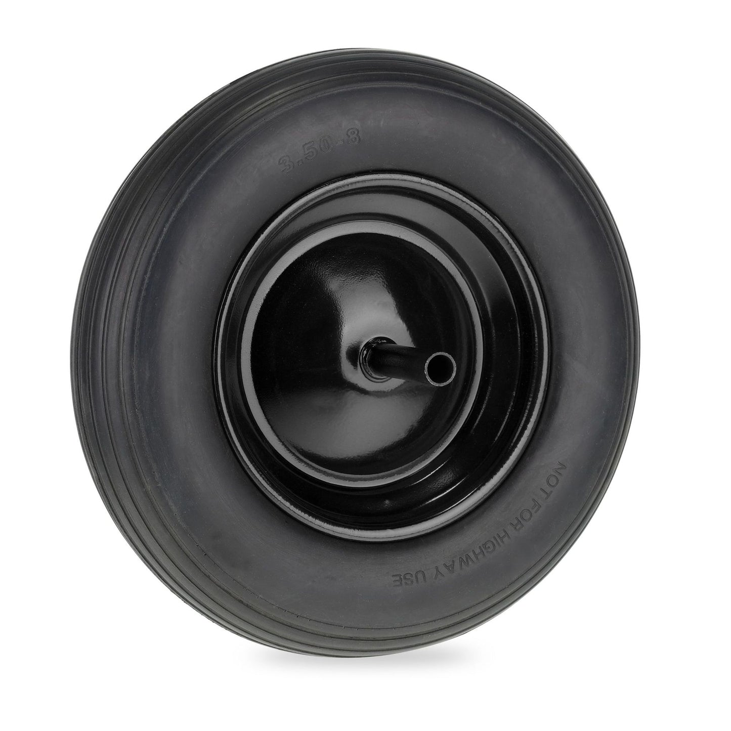 Wheel for wheelbarrow 3.50-8 with fixed axle