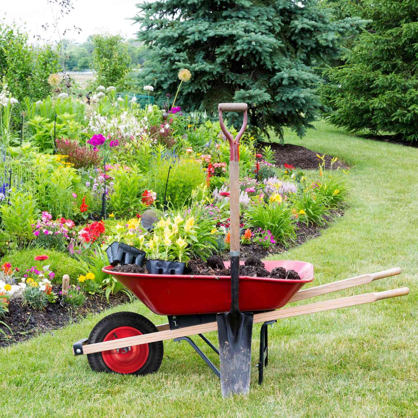 Wheel for wheelbarrow 3.50-8 with pneumatic tires