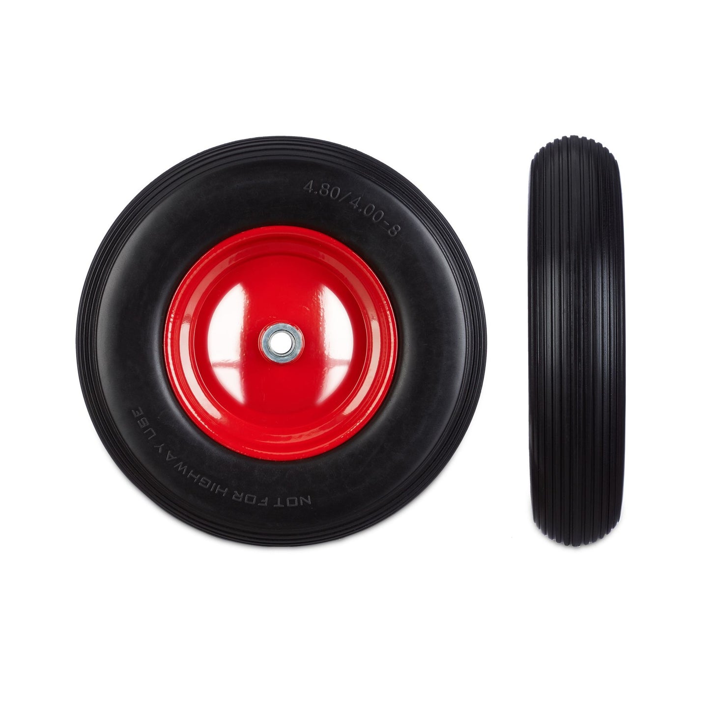 Wheel for wheelbarrow 4.80 4.00-8 solid rubber