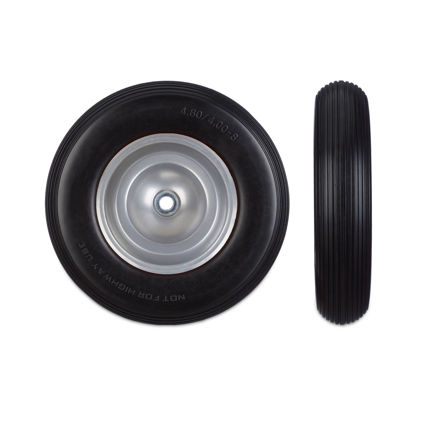 Wheel for wheelbarrow 4.80 4.00-8 solid rubber
