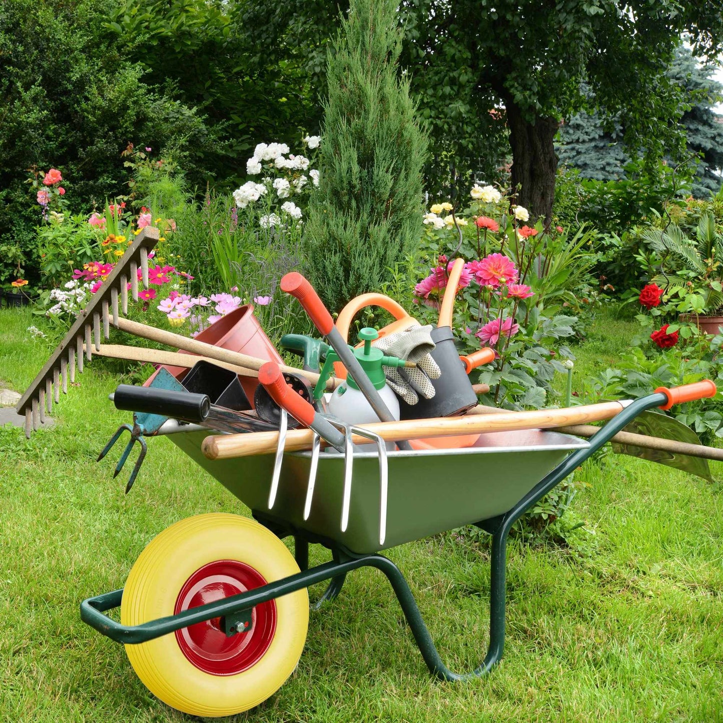 Wheel for wheelbarrow 4.80 4.00-8 solid rubber