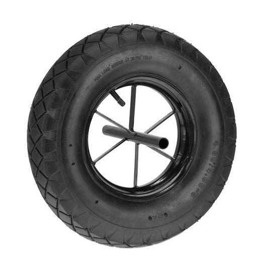 Wheel for wheelbarrow 4.80 4.00-8 with axle