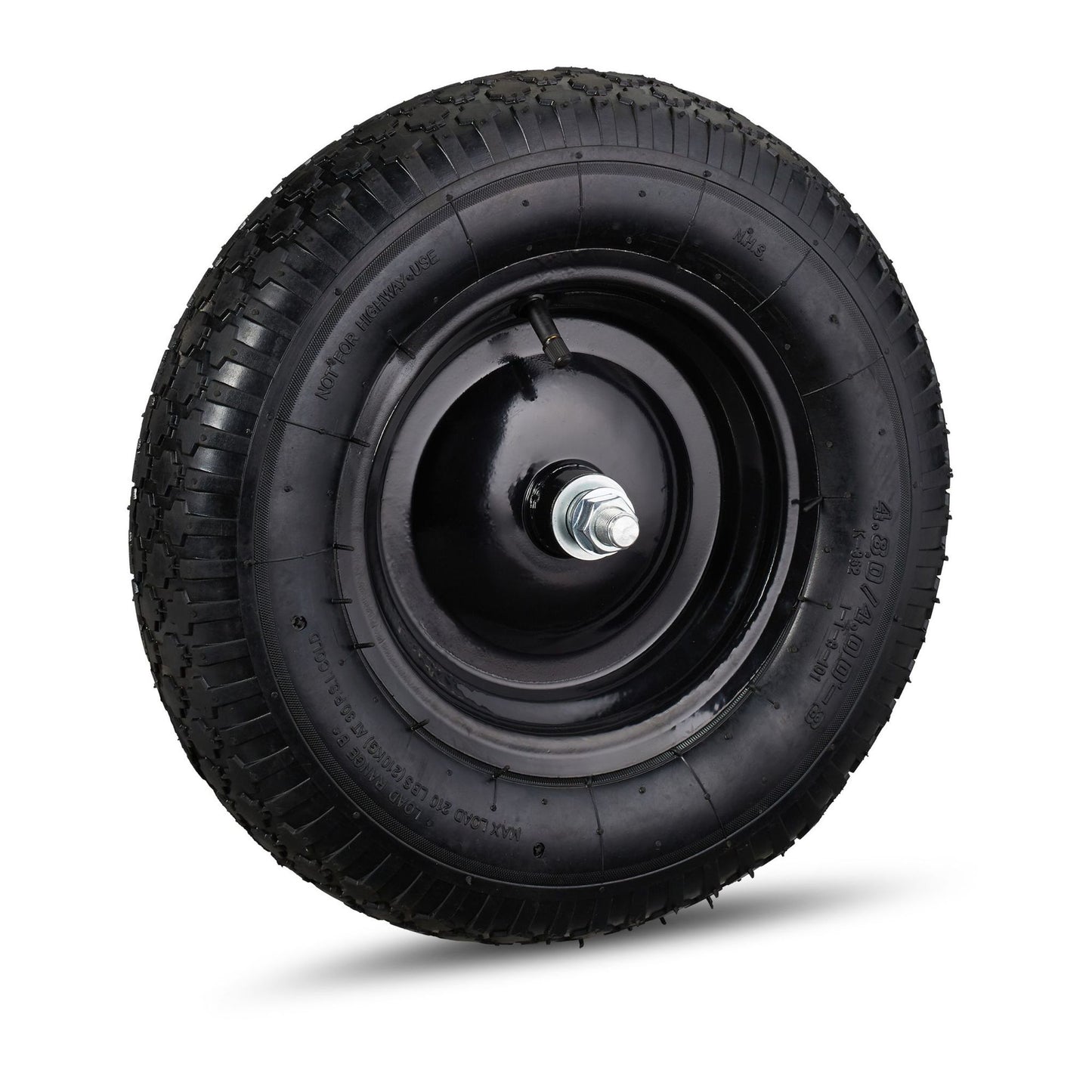 Wheel for wheelbarrow 4.80 4.00-8 with axle