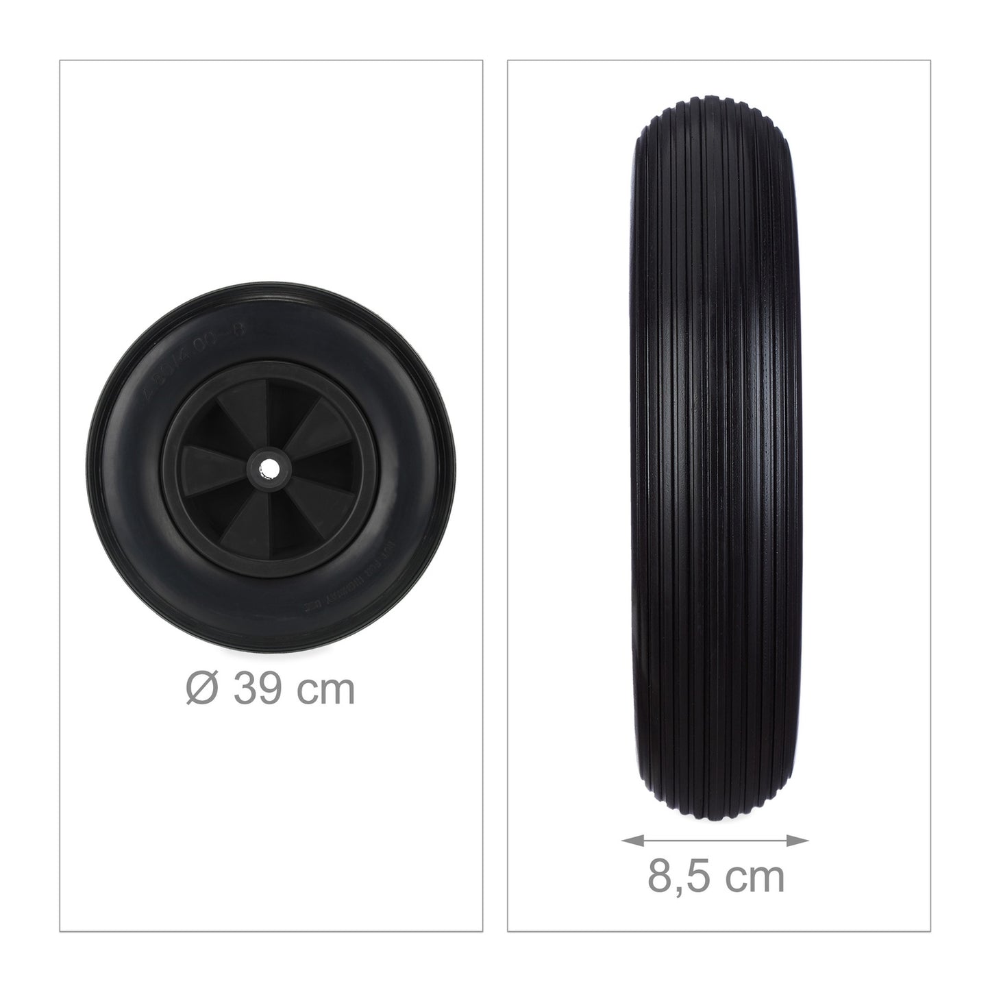 Wheel for wheelbarrow PU 4.80/4.00-8