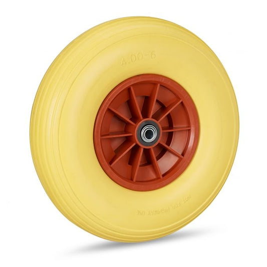 Wheel for wheelbarrow solid rubber 4.00-6