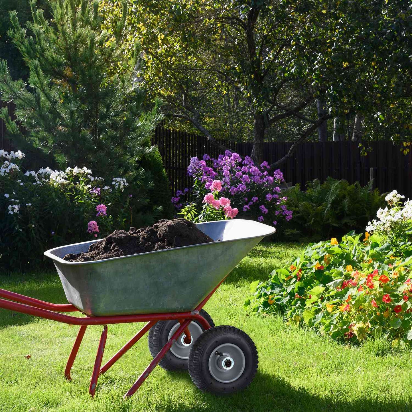 Wheels for wheelbarrow 2.50-4 in sets of 2