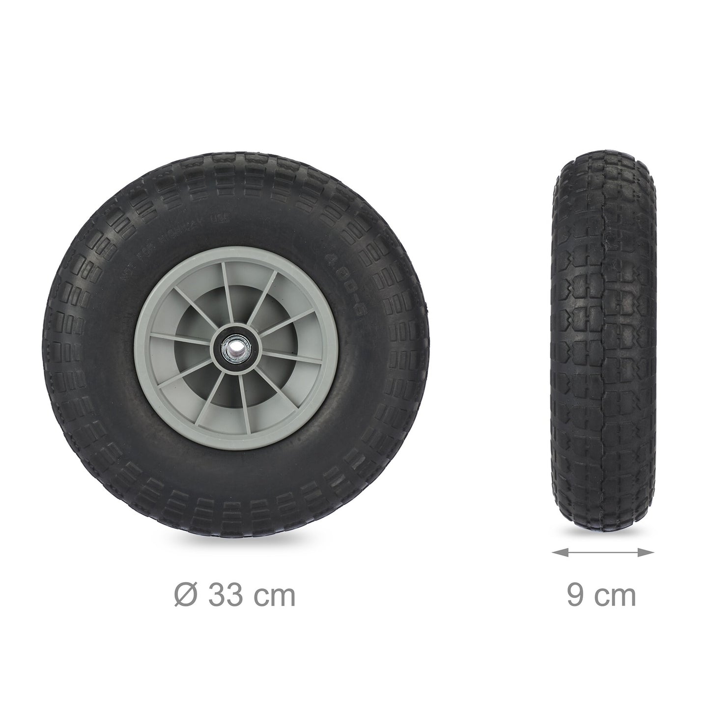 Wheels for wheelbarrow 4.00-6