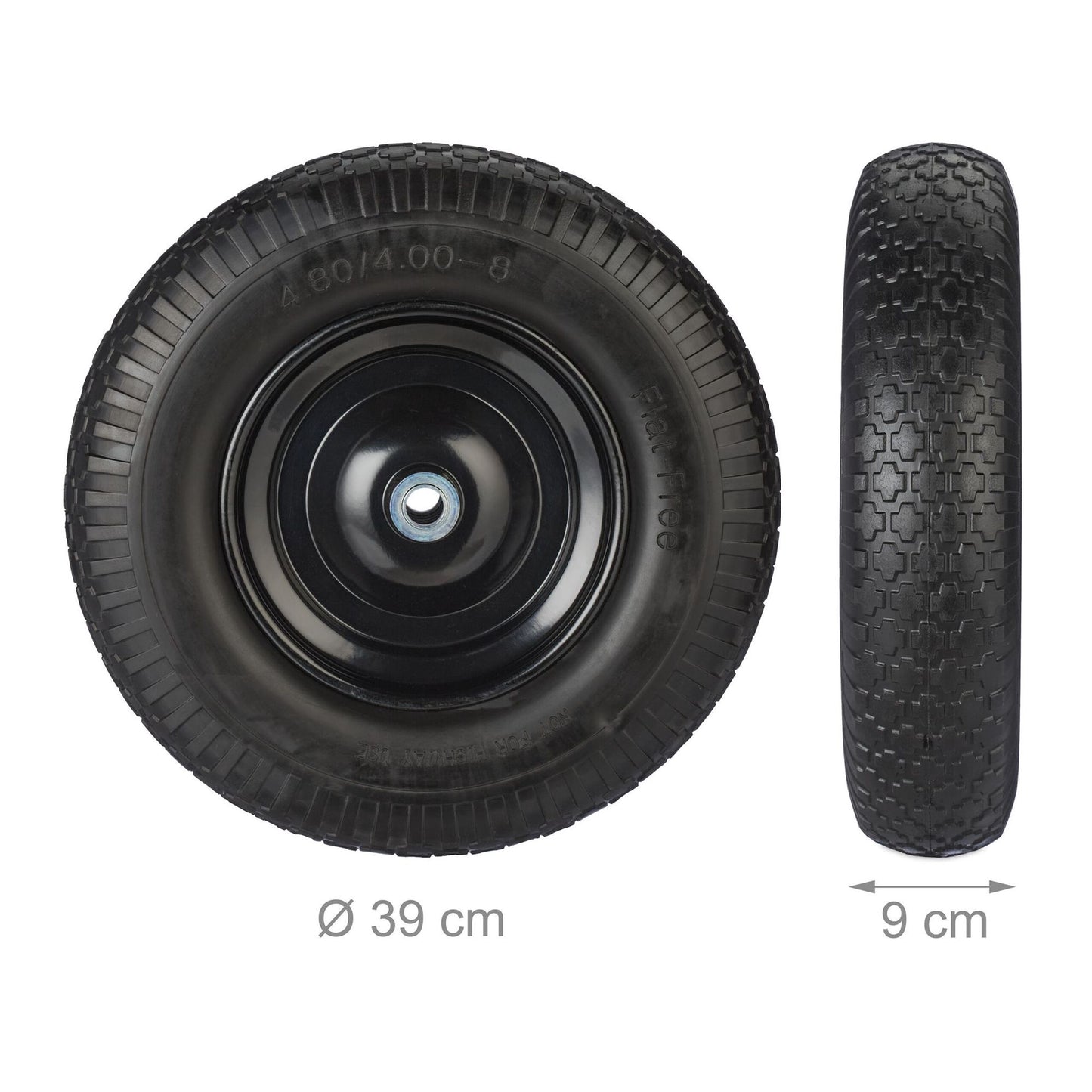 Wheels for wheelbarrow 4.00-8