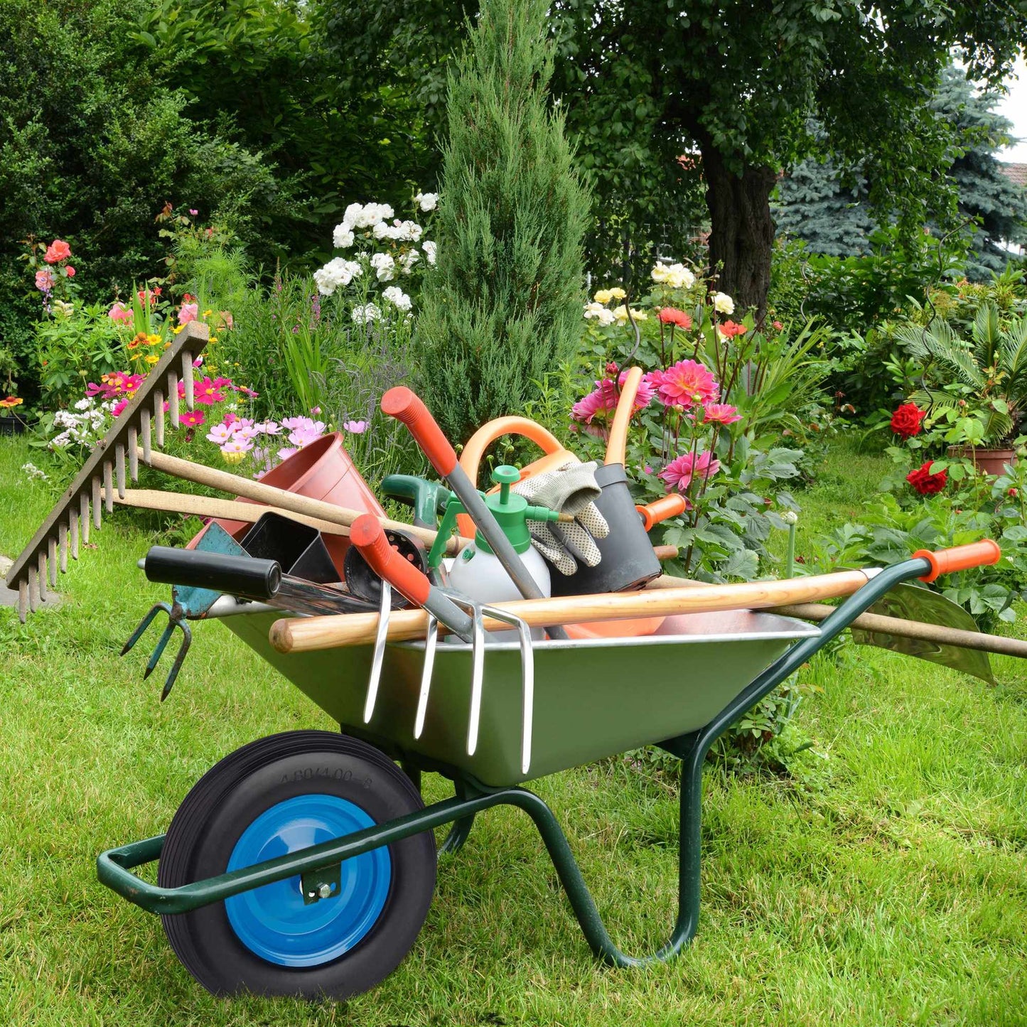 Wheels for wheelbarrow 4.80 4.00-8