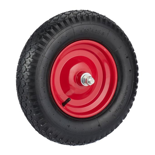 Wheels for wheelbarrow with pneumatic tires 4.00-8 axle