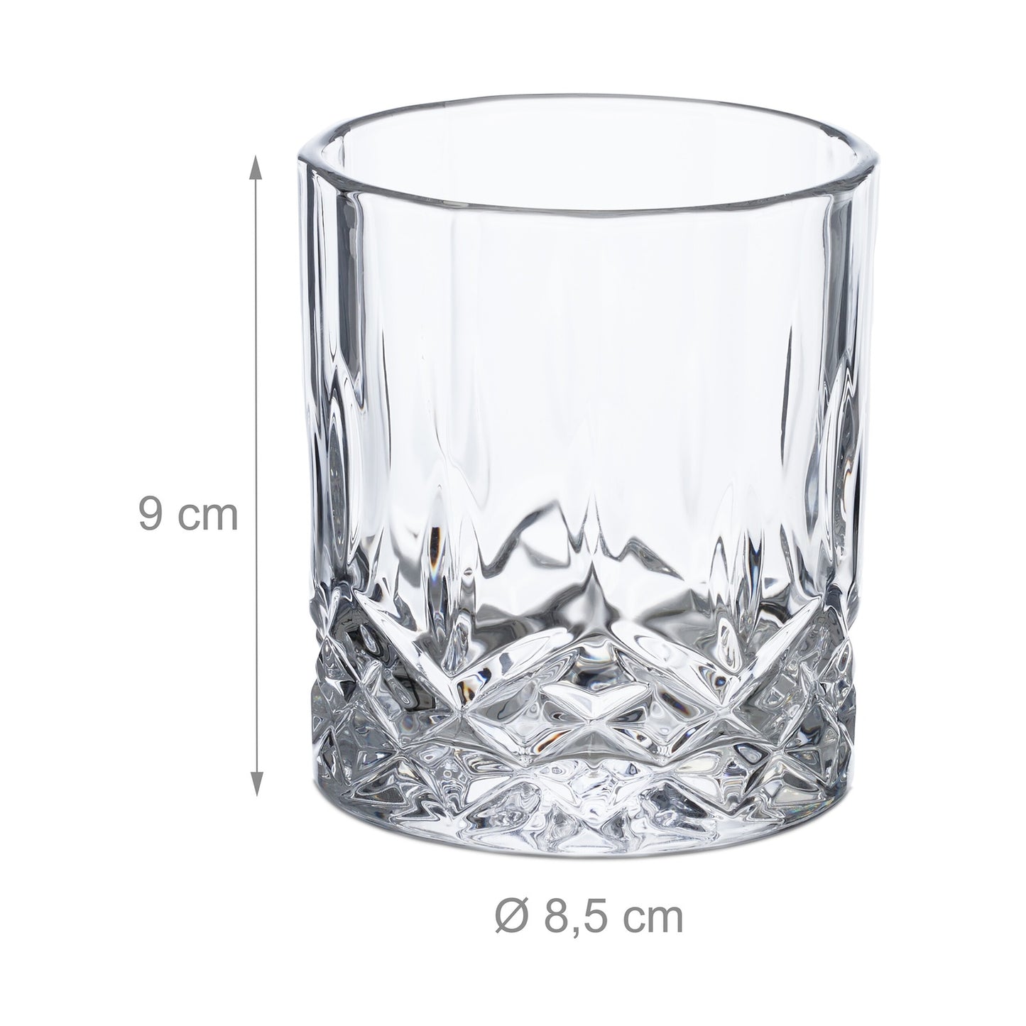 Whiskey glass 4-pack