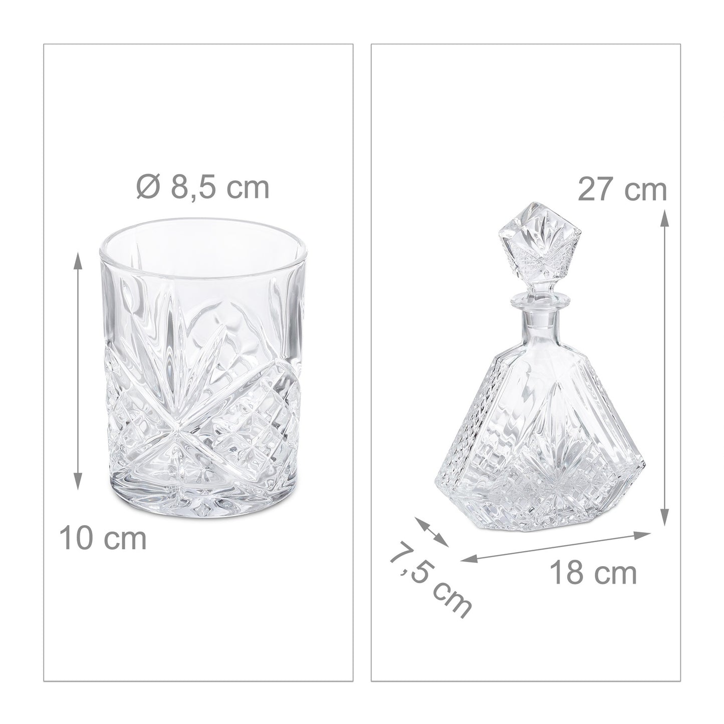 Whiskey set 5 parts
