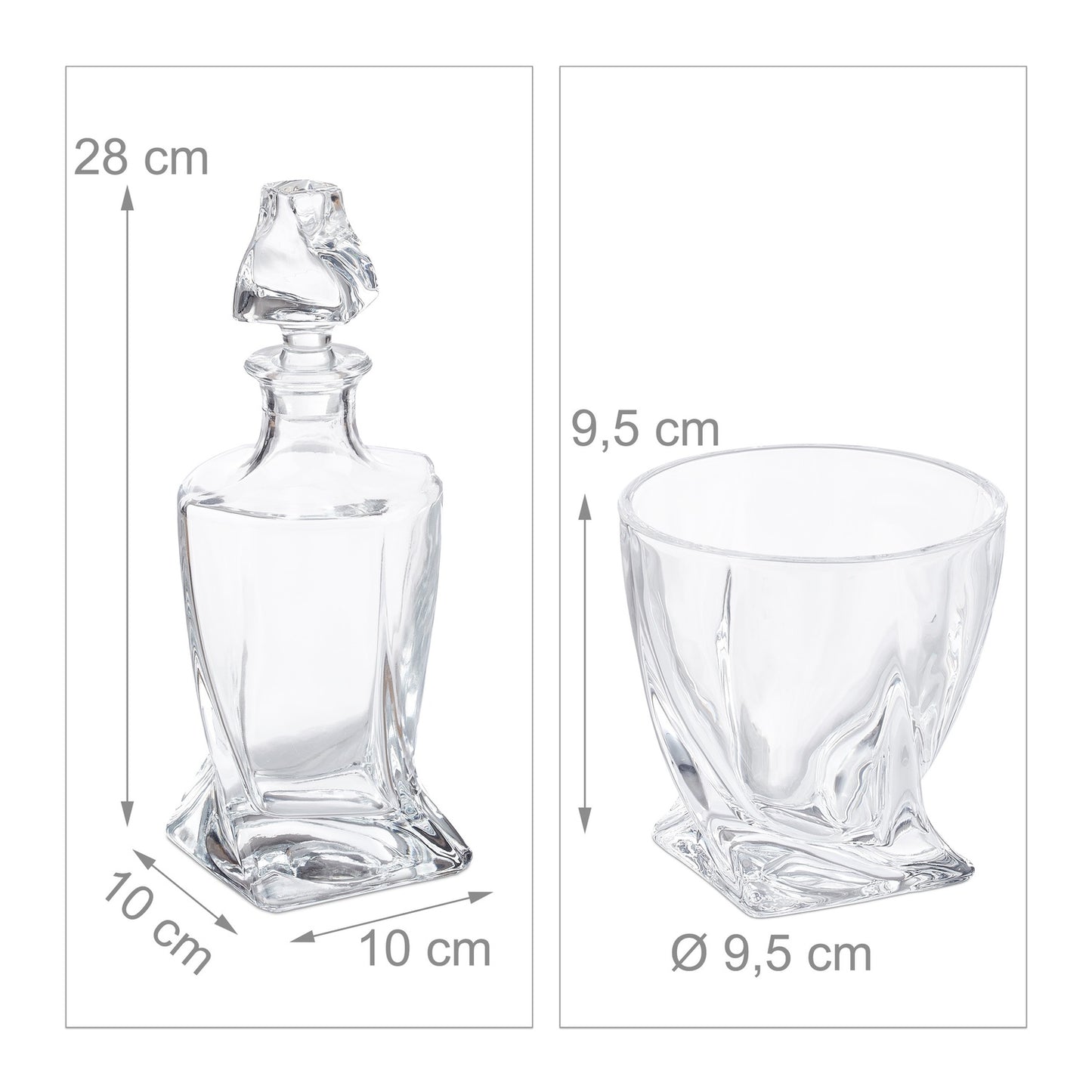 Whiskey set 5 parts