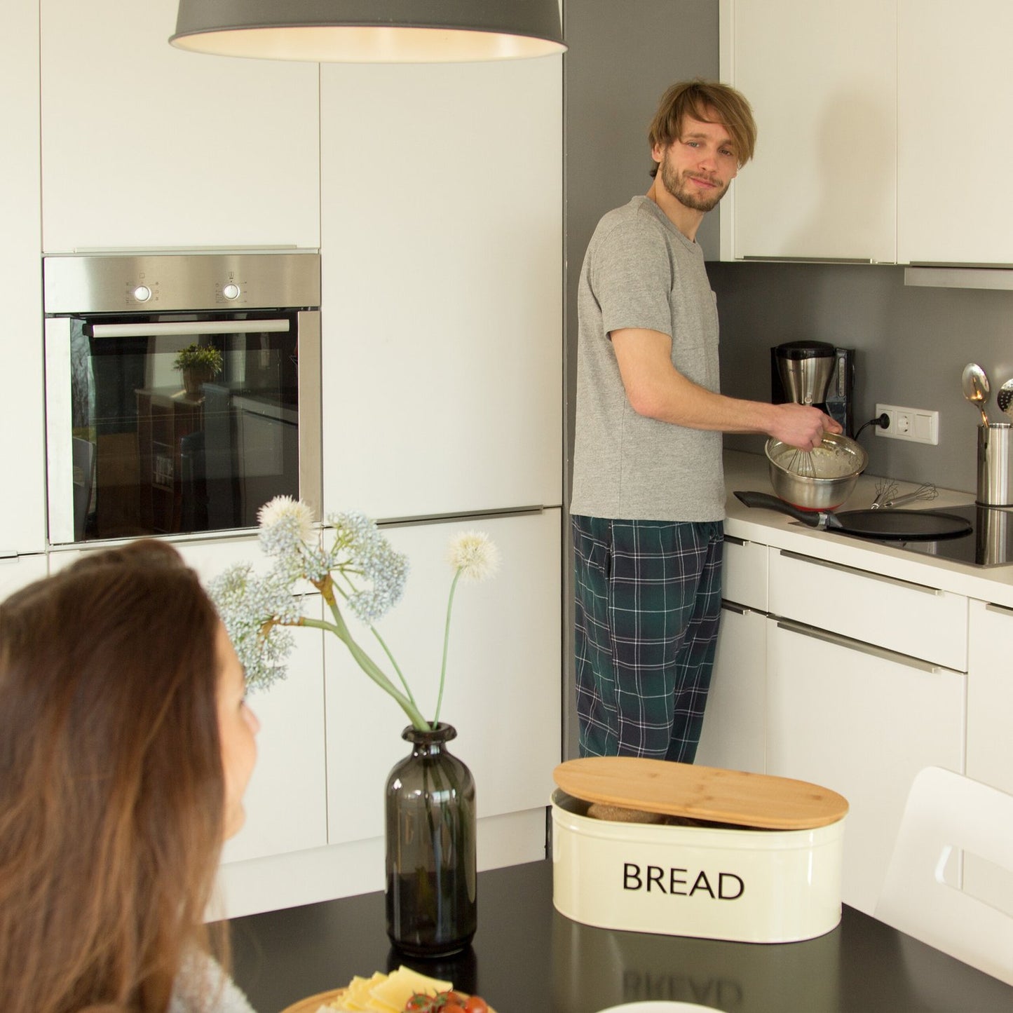 Whisk set in stainless steel