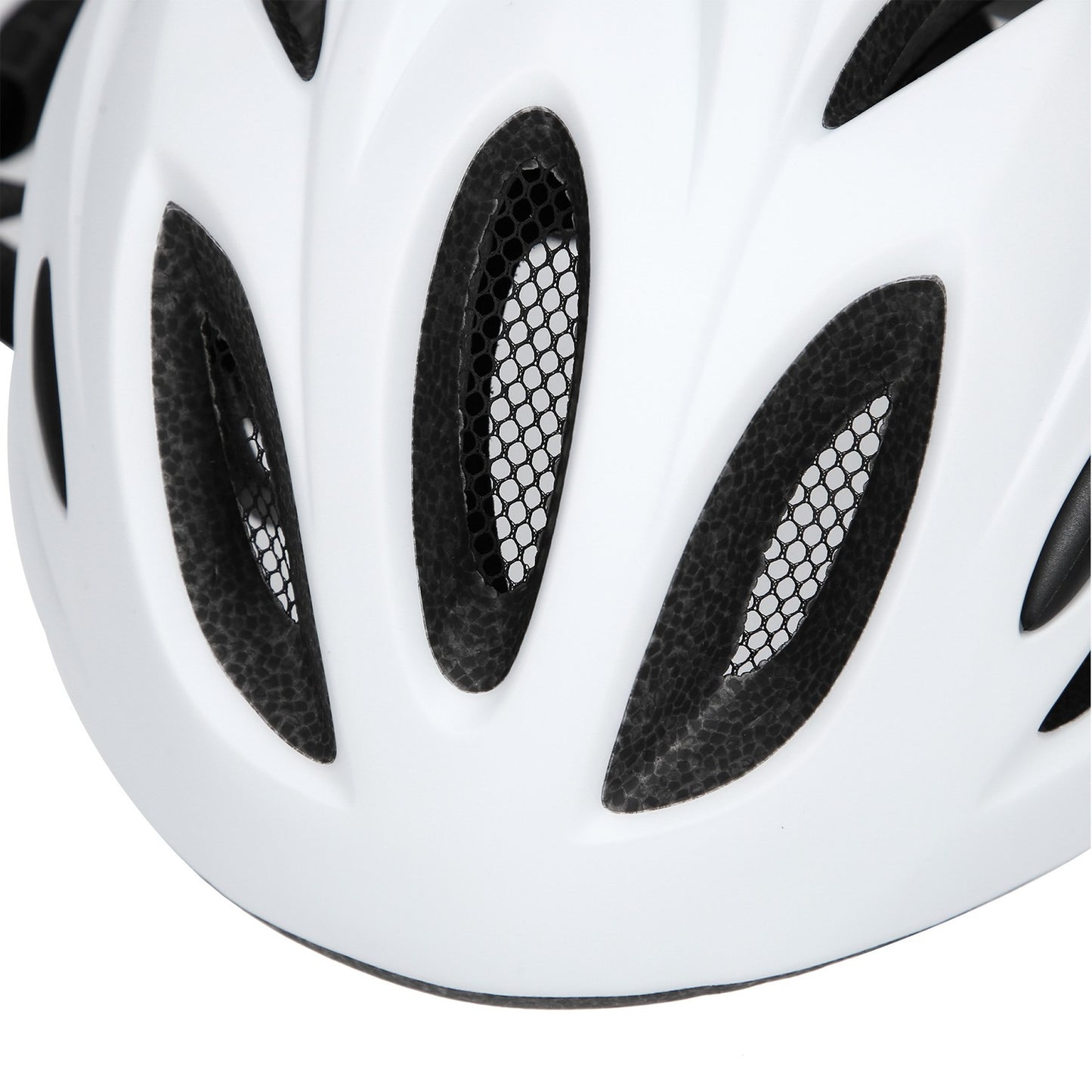 White Bicycle Helmet, Size L (55-61cm)