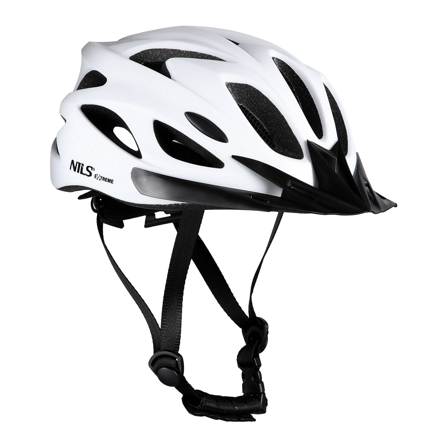 White Bicycle Helmet, Size M (51-60cm)