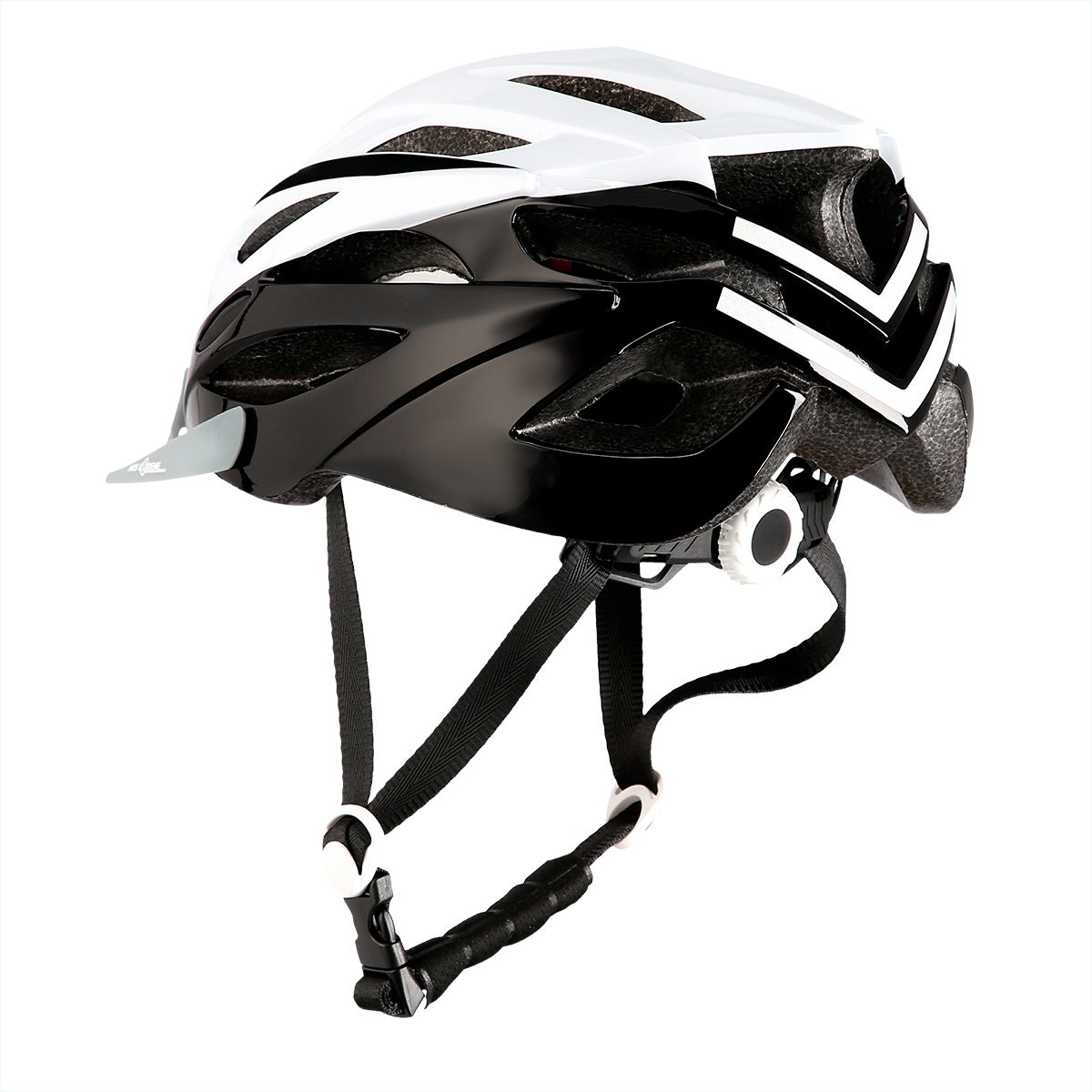 White-Black Helmet, Size M (53-60cm)