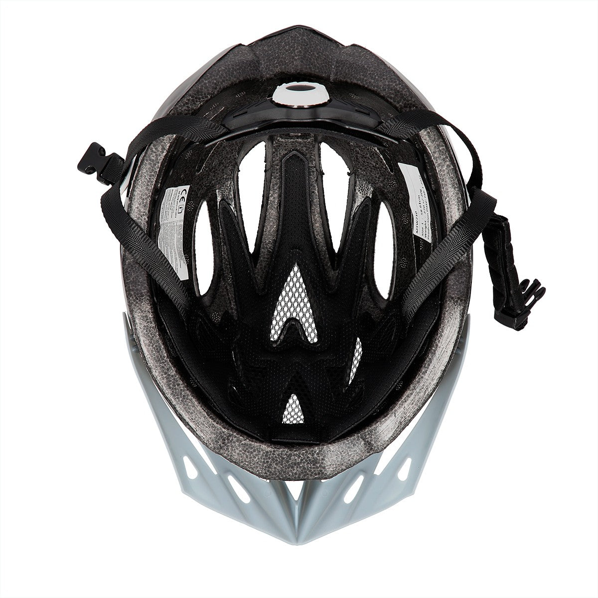 White-Black Size L Helmet, 59-65cm