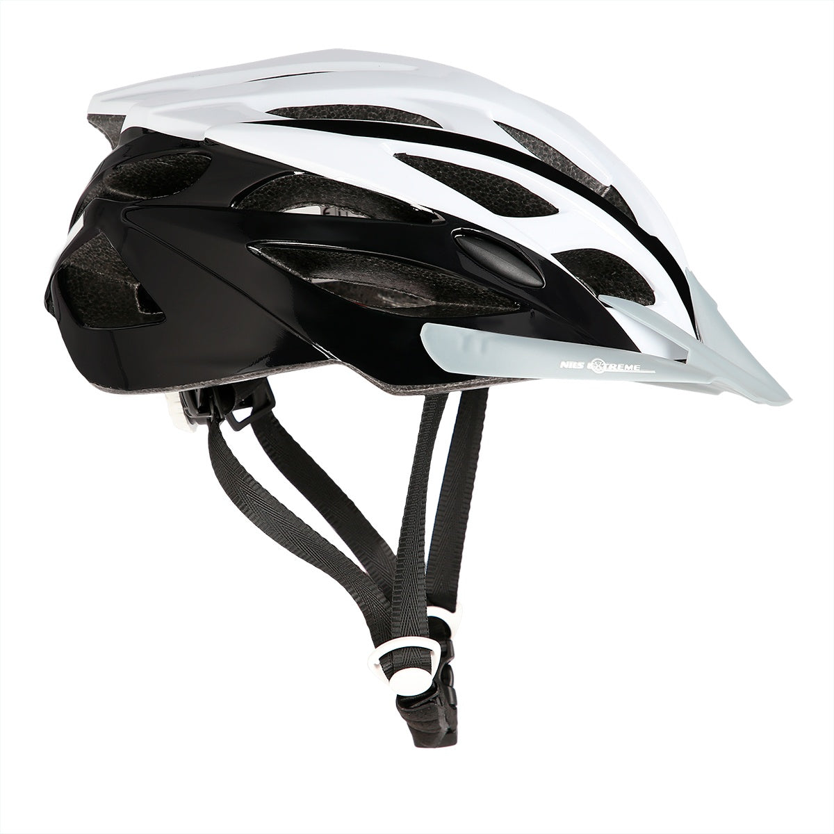 White-Black Size L Helmet, 59-65cm