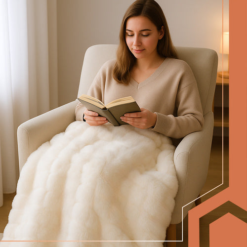 White Blanket 160x100 cm – Soft, Durable, Polyester