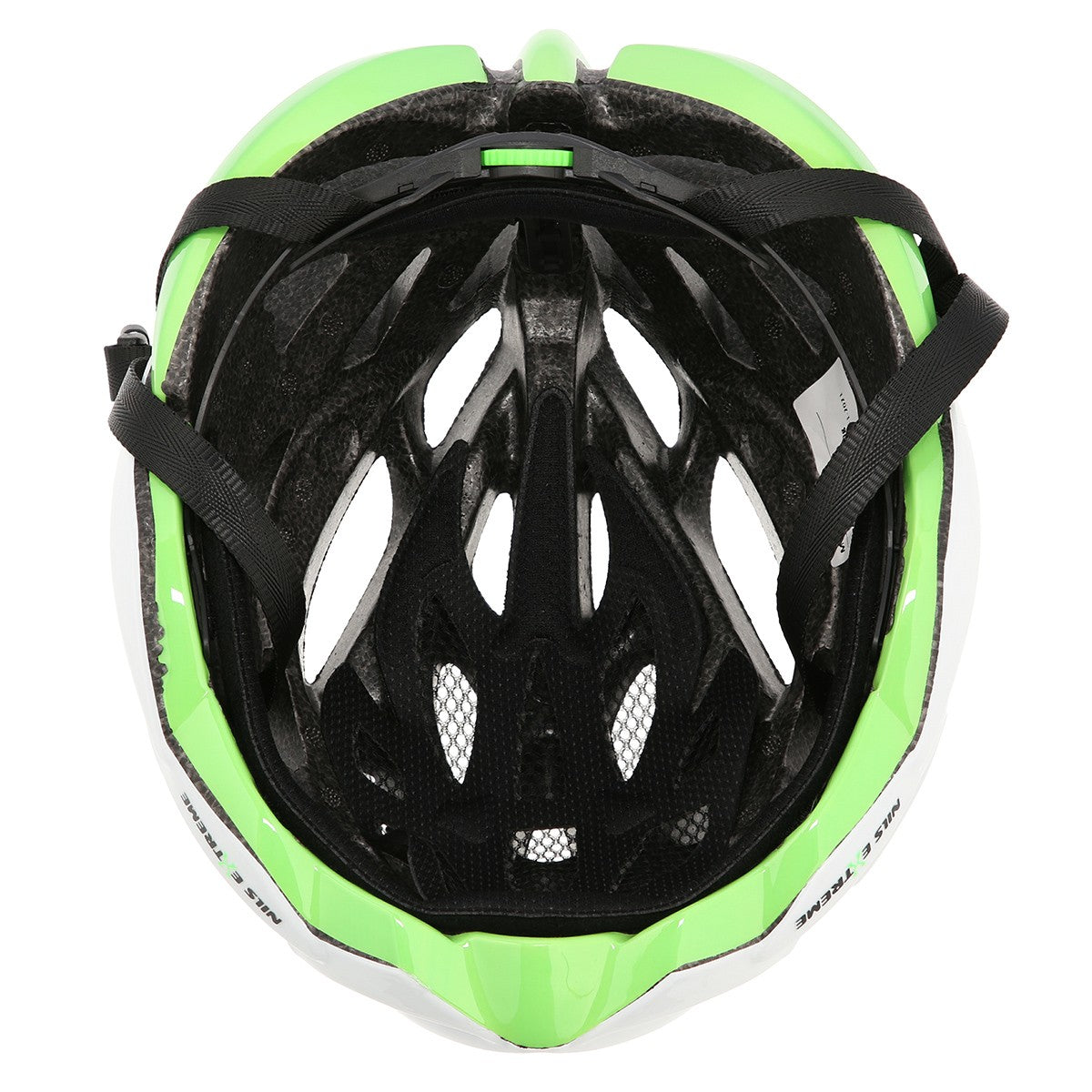 White-Green Size M (55-61) Cycling Helmet