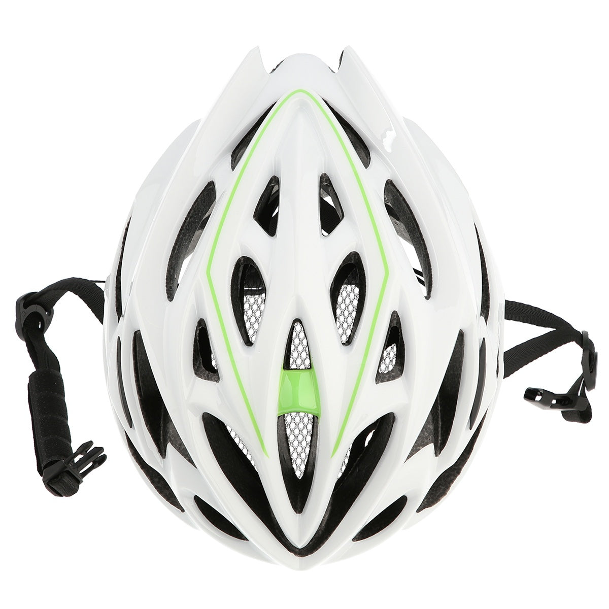 White-Green Size M (55-61) Cycling Helmet