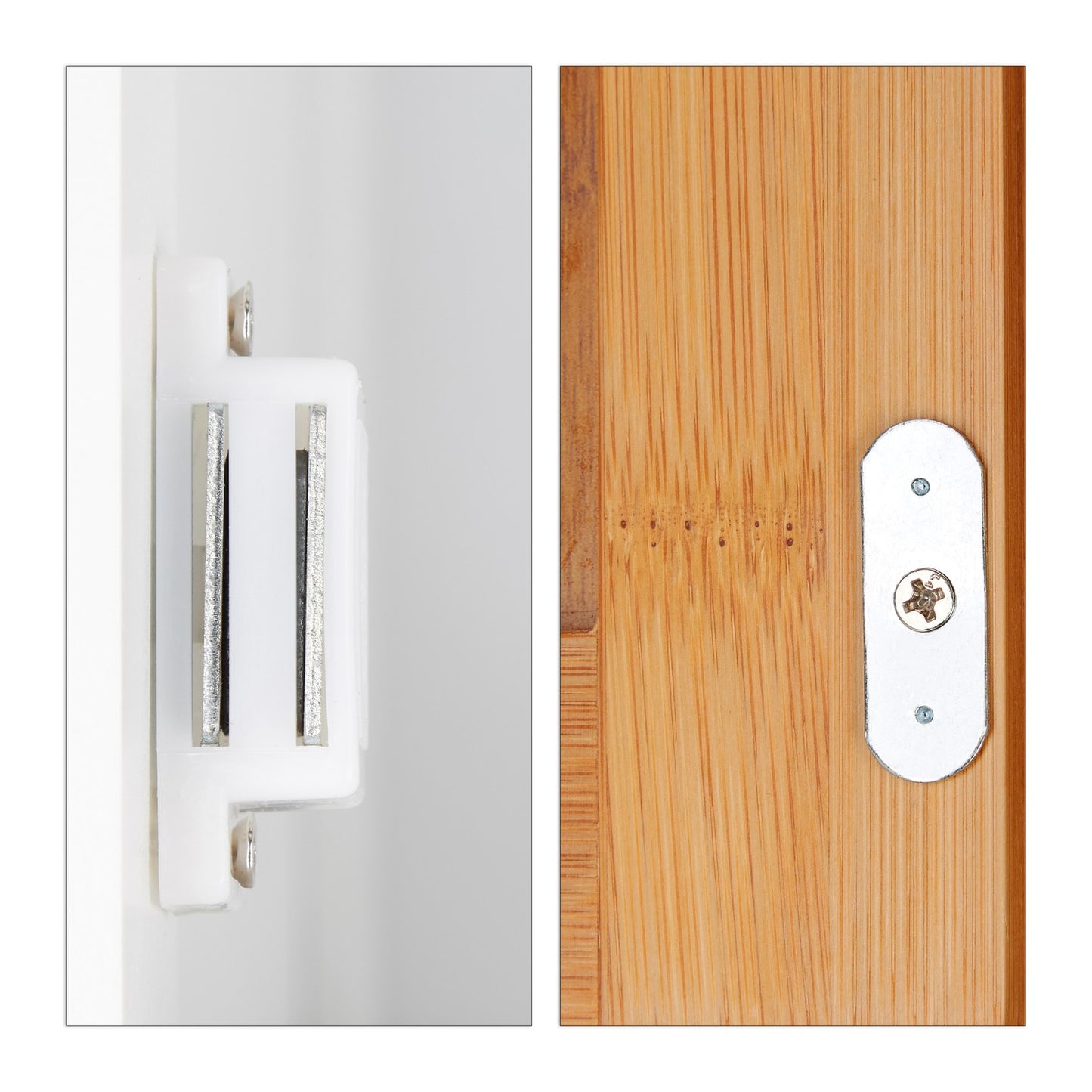 White Hanging Bathroom Cabinet with Door