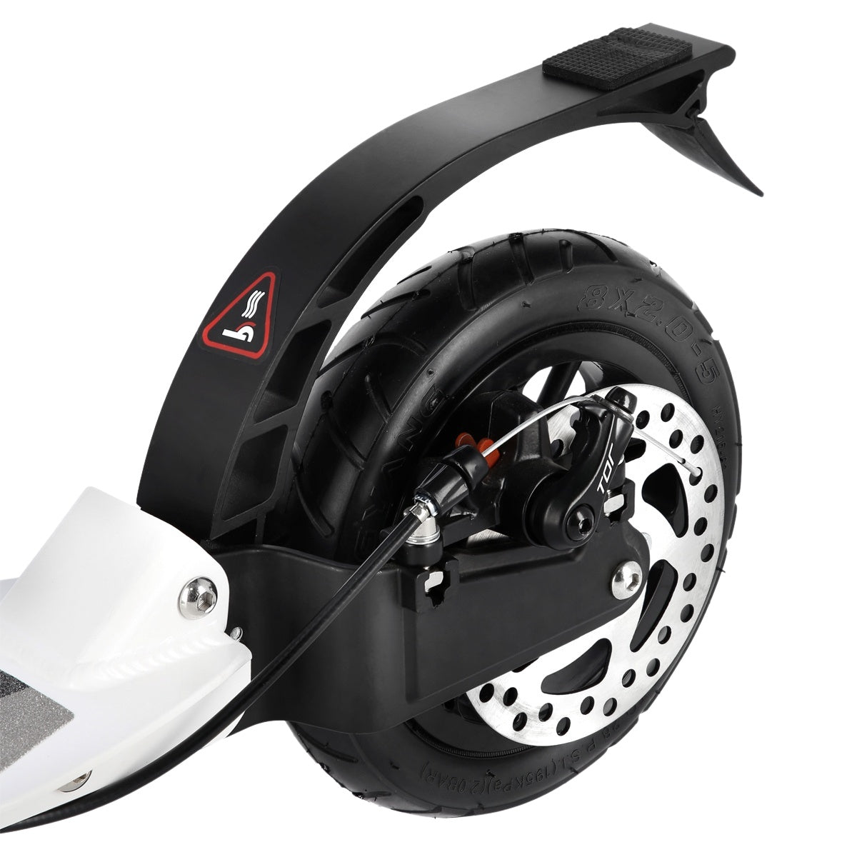 White Kick Scooter, Foldable, Lightweight Design