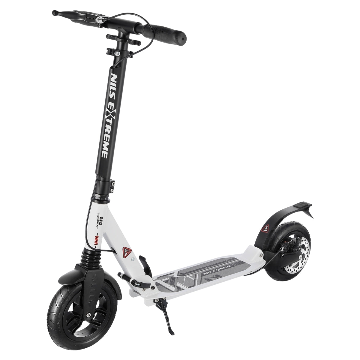 White Kick Scooter, Foldable, Lightweight Design