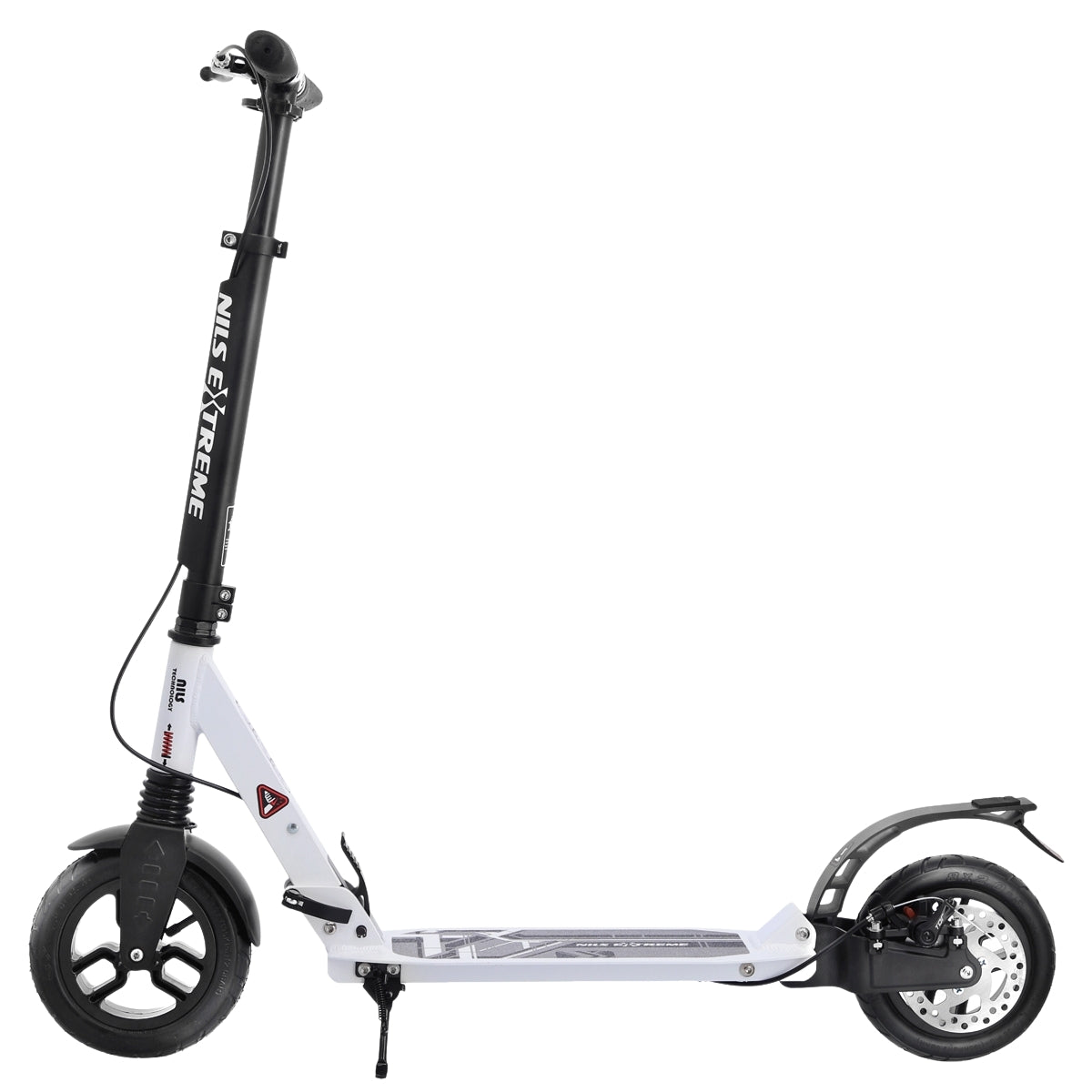 White Kick Scooter, Foldable, Lightweight Design